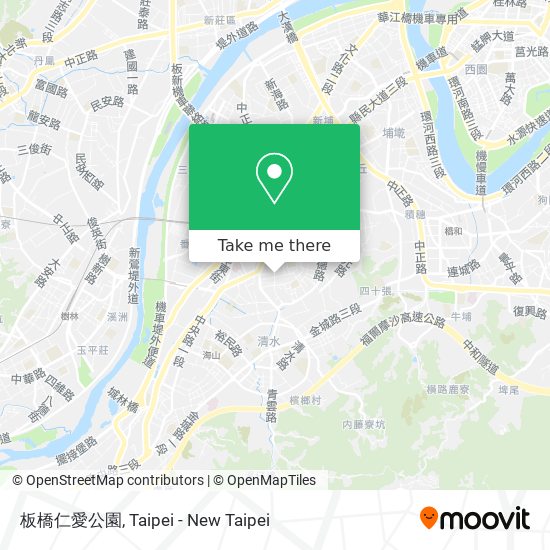 板橋仁愛公園 map
