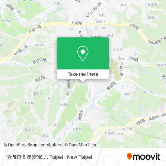 頂湖超高壓變電所 map