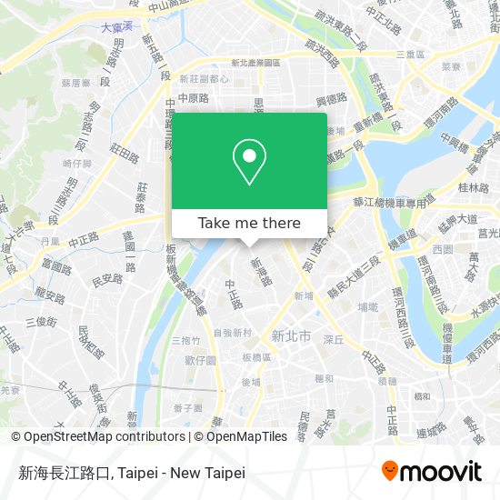 新海長江路口 map