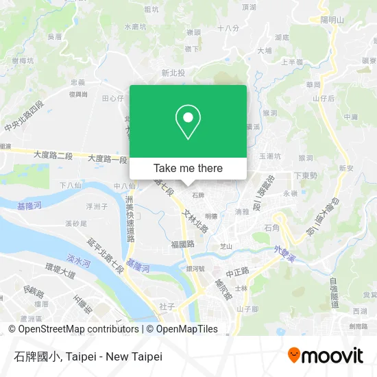 石牌國小 map
