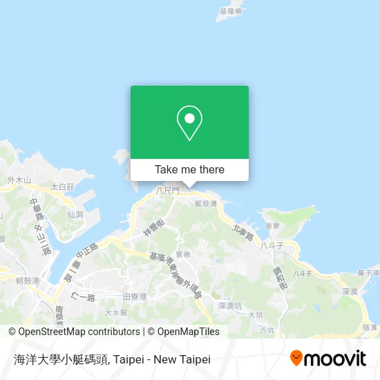 海洋大學小艇碼頭地圖