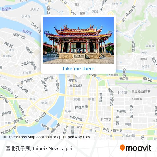 臺北孔子廟 map