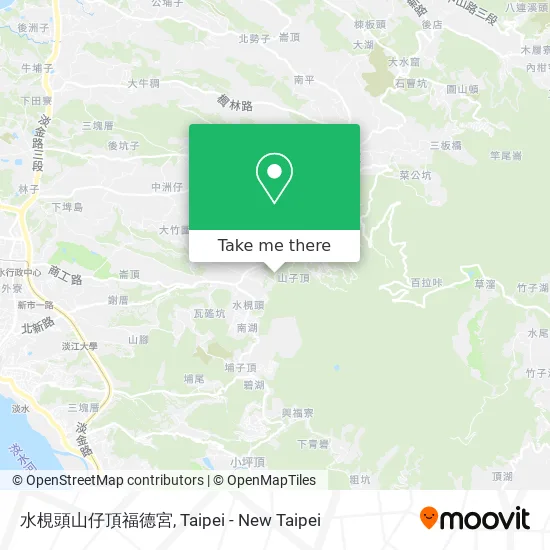 水梘頭山仔頂福德宮 map