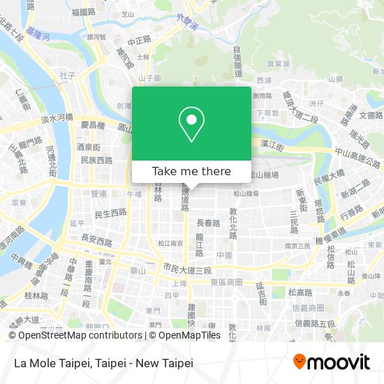 La Mole Taipei map