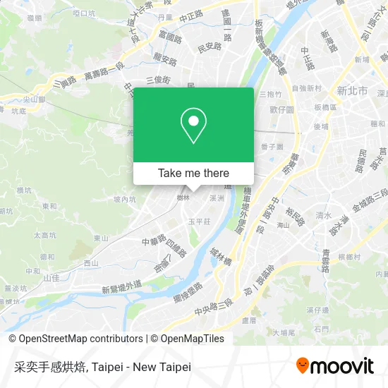 采奕手感烘焙 map