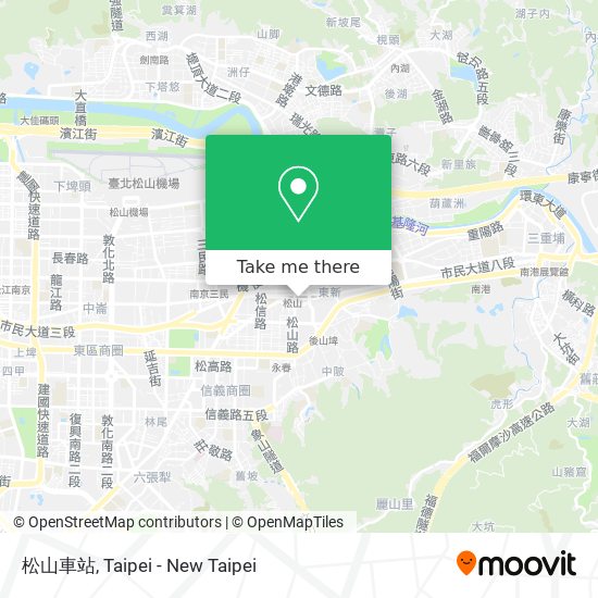 松山車站 map