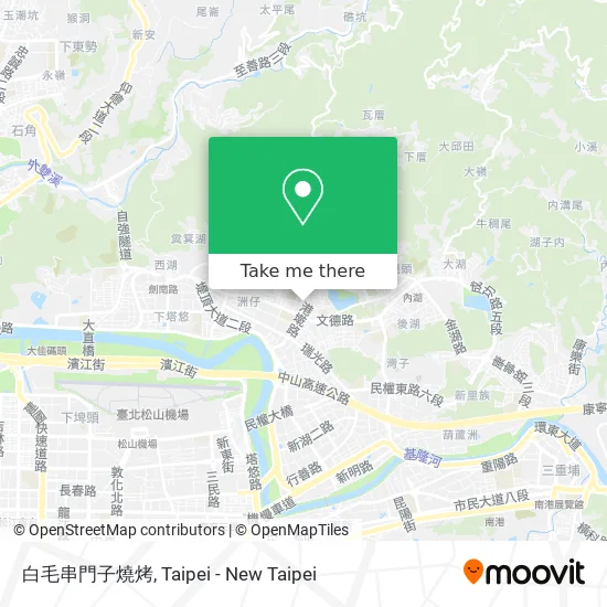 白毛串門子燒烤地圖
