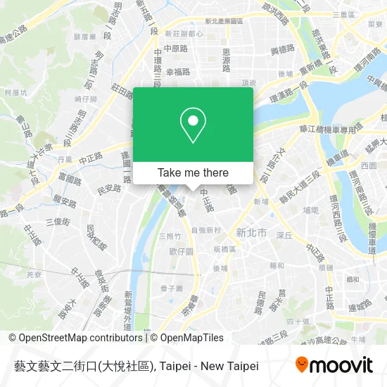 藝文藝文二街口(大悅社區)地圖