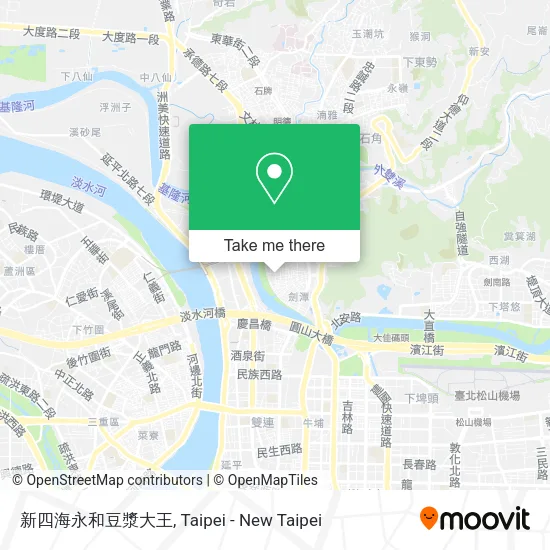 新四海永和豆漿大王地圖