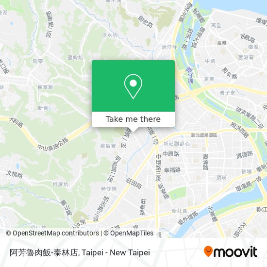 阿芳魯肉飯-泰林店地圖