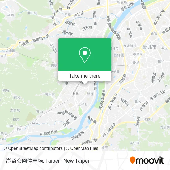 崑崙公園停車場 map