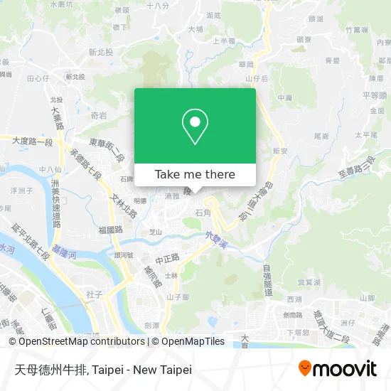 天母德州牛排 map
