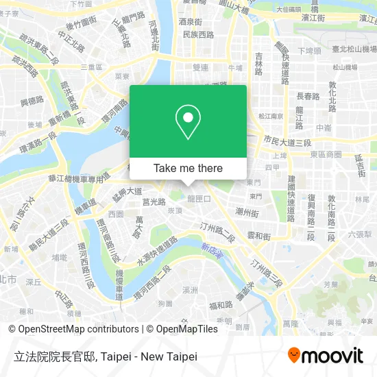 立法院院長官邸地圖