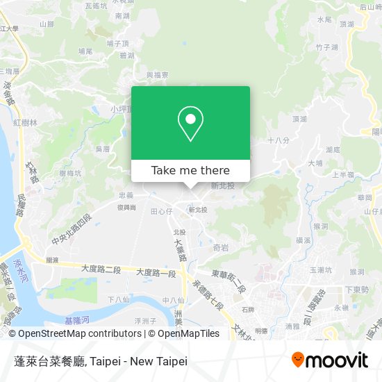 蓬萊台菜餐廳 map