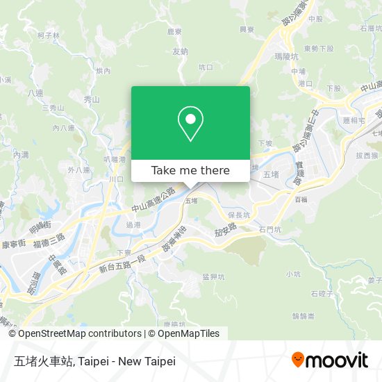 五堵火車站 map