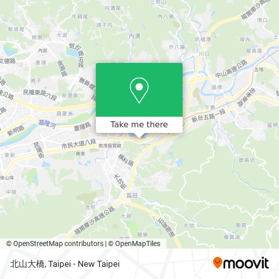 北山大橋地圖