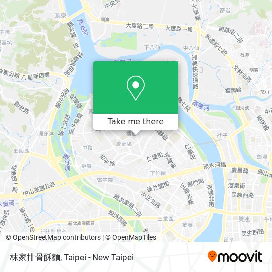 林家排骨酥麵 map