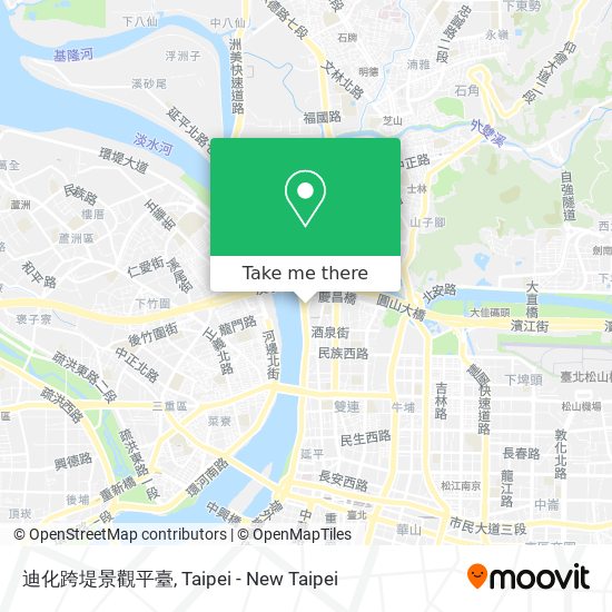 迪化跨堤景觀平臺 map