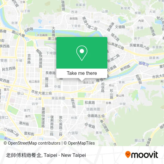 老師傅精緻餐盒 map