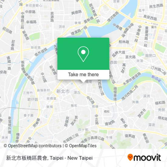 新北市板橋區農會地圖