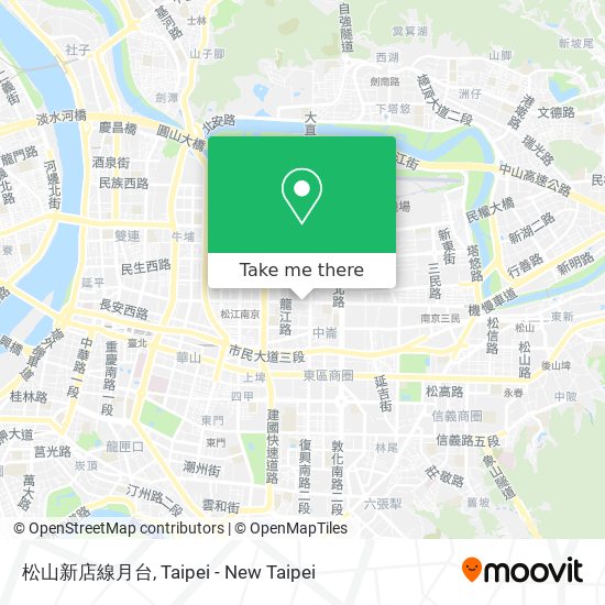 松山新店線月台 map