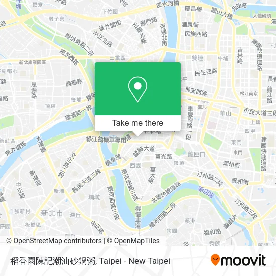 稻香園陳記潮汕砂鍋粥地圖
