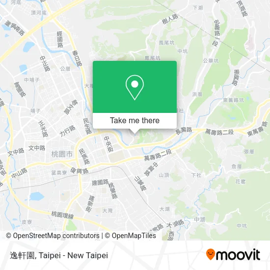 逸軒園地圖