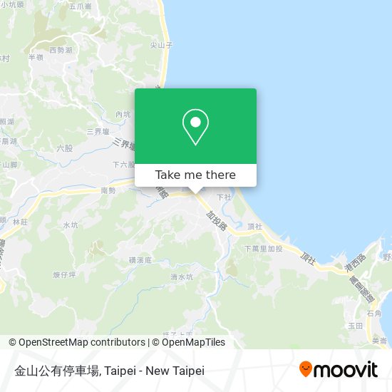 金山公有停車場 map