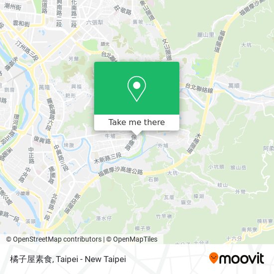 橘子屋素食 map