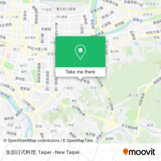 魚韻日式料理地圖