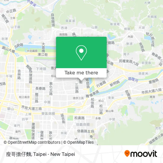 瘦哥擔仔麵地圖