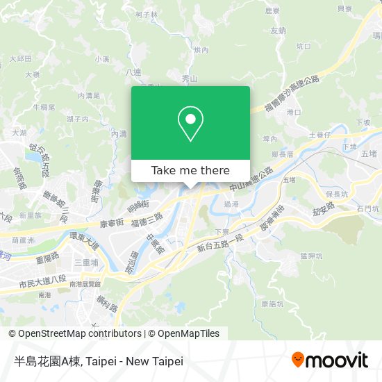 半島花園A棟 map