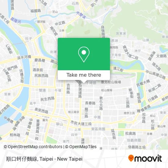 順口蚵仔麵線地圖