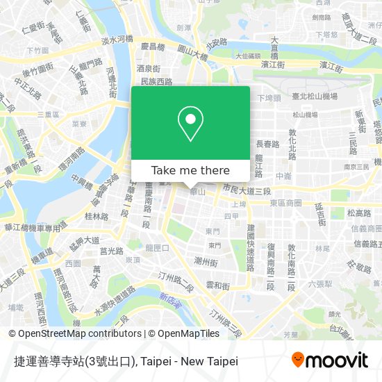 捷運善導寺站(3號出口) map