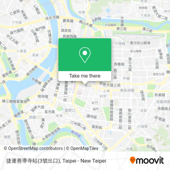 捷運善導寺站(3號出口) map