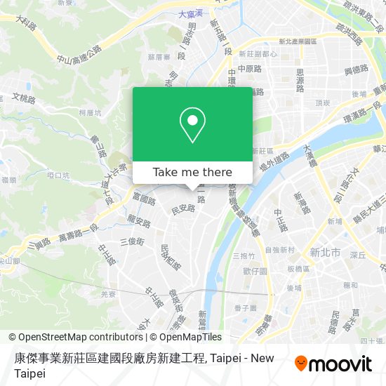 康傑事業新莊區建國段廠房新建工程 map