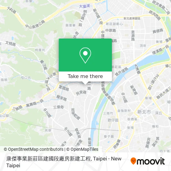 康傑事業新莊區建國段廠房新建工程 map