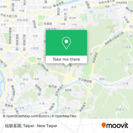 福樂墓園 map