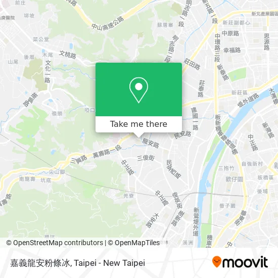 嘉義龍安粉條冰地圖
