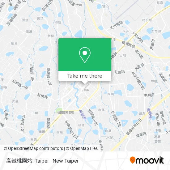 高鐵桃園站地圖