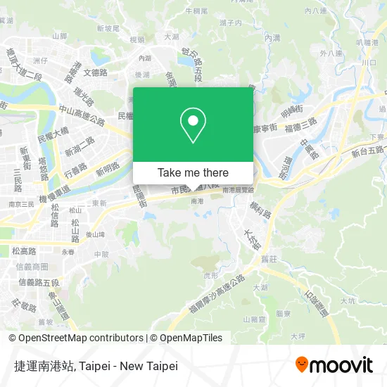 捷運南港站地圖
