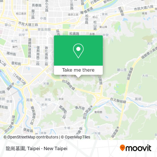 龍崗墓園 map