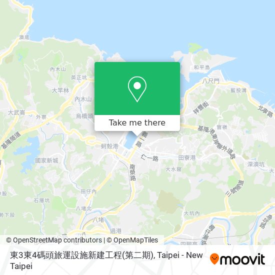 東3東4碼頭旅運設施新建工程(第二期)地圖