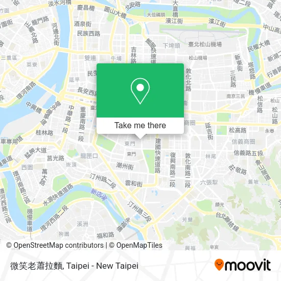 微笑老蕭拉麵地圖