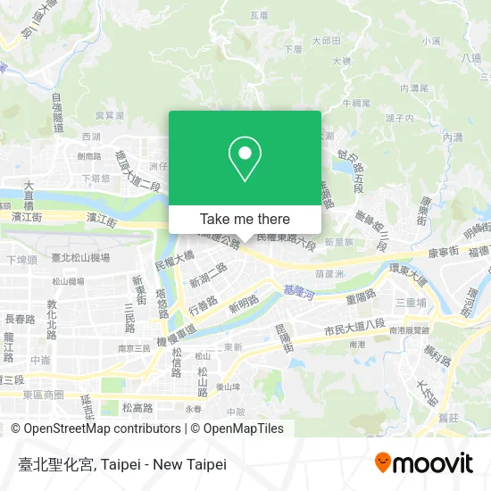 臺北聖化宮 map