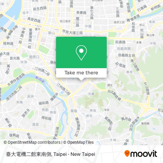 臺大電機二館東南側 map