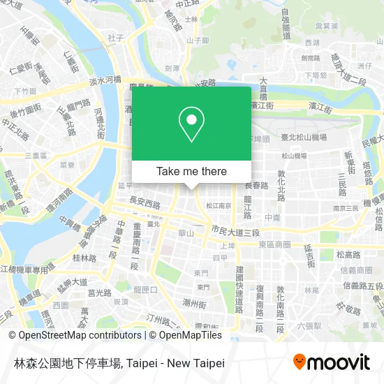林森公園地下停車場地圖