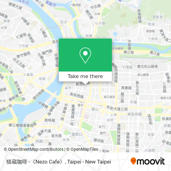 猫蔵咖啡 -《Nezo Cafe》地圖