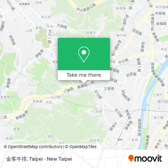 金客牛排地圖