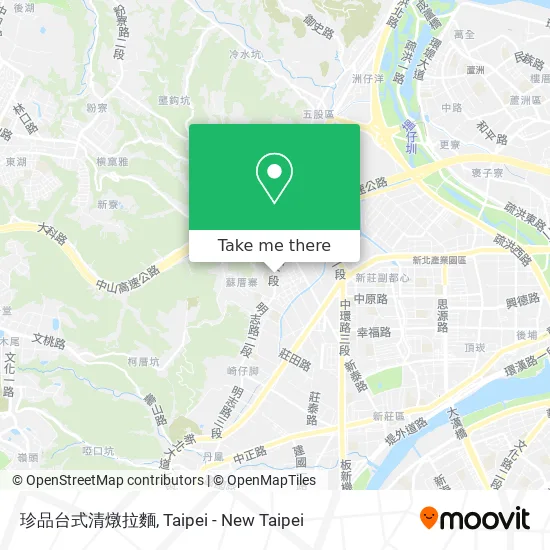 珍品台式清燉拉麵 map
